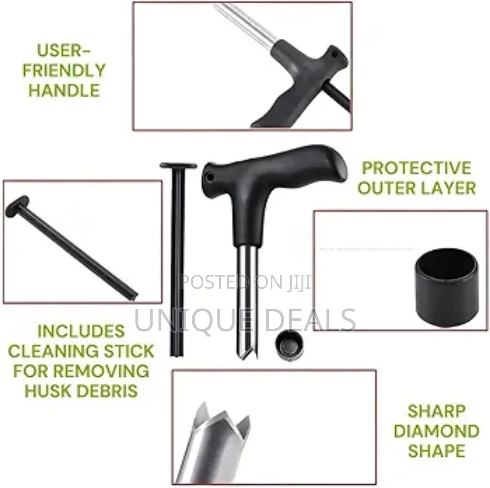 Stainless Steel Coconut Opener Tool