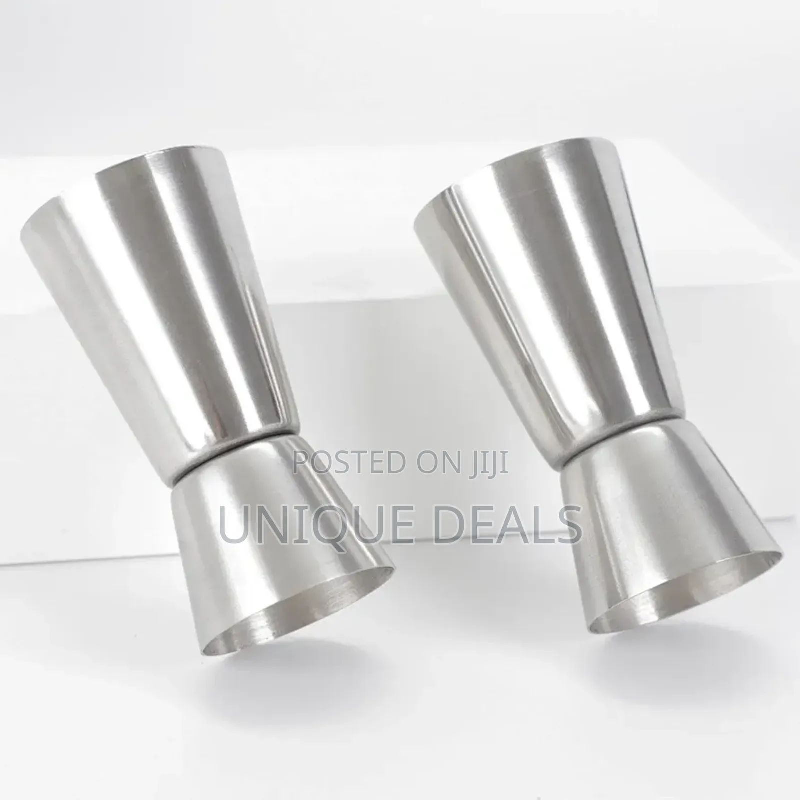 2pcs Stainless Steel Cocktail Jigger Set