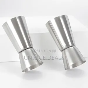 2pcs Stainless Steel Cocktail Jigger Set