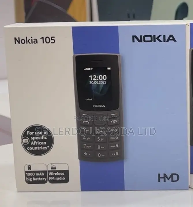 New Nokia 105 Black