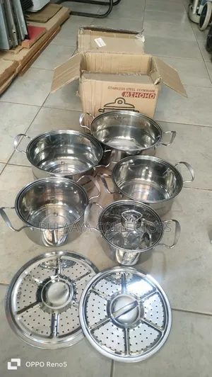 Uk Used Boxed Stainless Steel Cookware Set, From the Brand Mihoho.