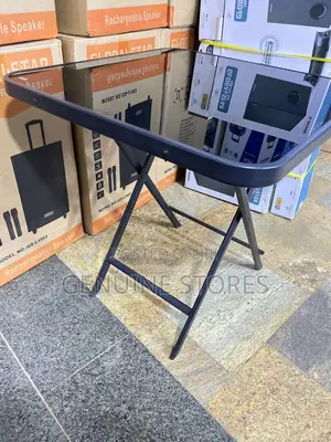 Foldable Adjustable Glass Table