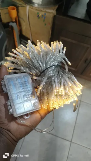 Uk Used Battery-Operated Led Fairy String Lights, for Decorative Use.
