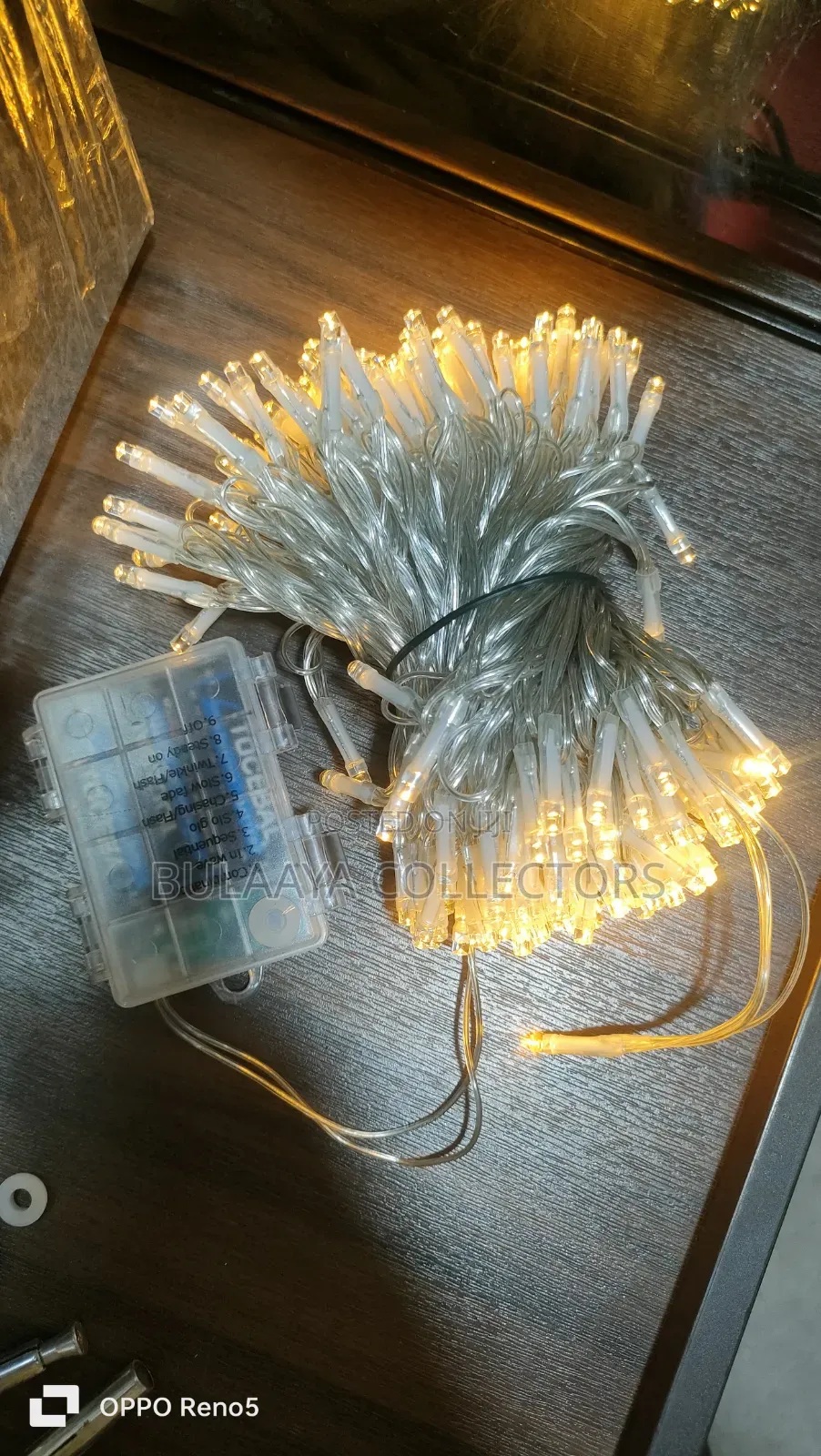 Uk Used Battery-Operated Led Fairy String Lights, for Decorative Use.