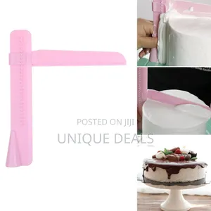 Adjustable Cake Scraper Icing Smoother Plastic Cake Cream Smoother