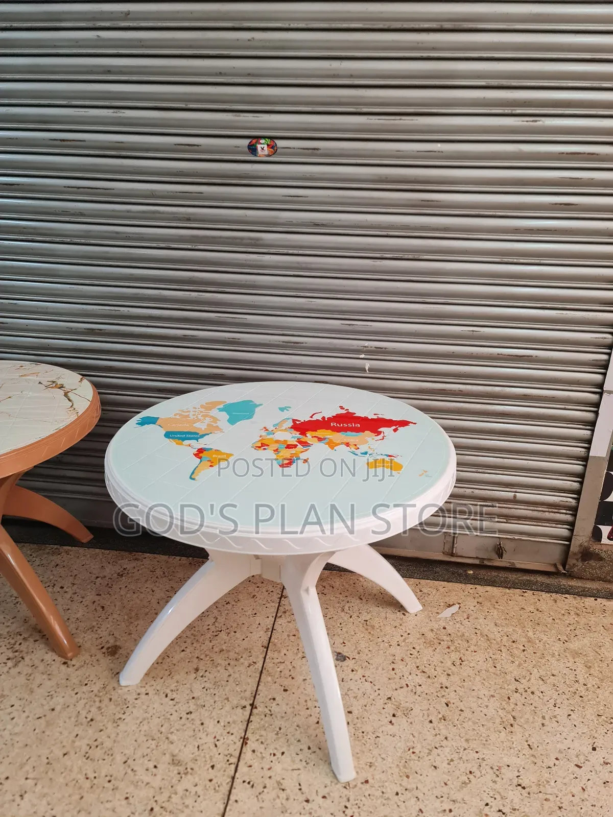 Printed Bar and Restaurant Plastic Table Plastic Table 4people