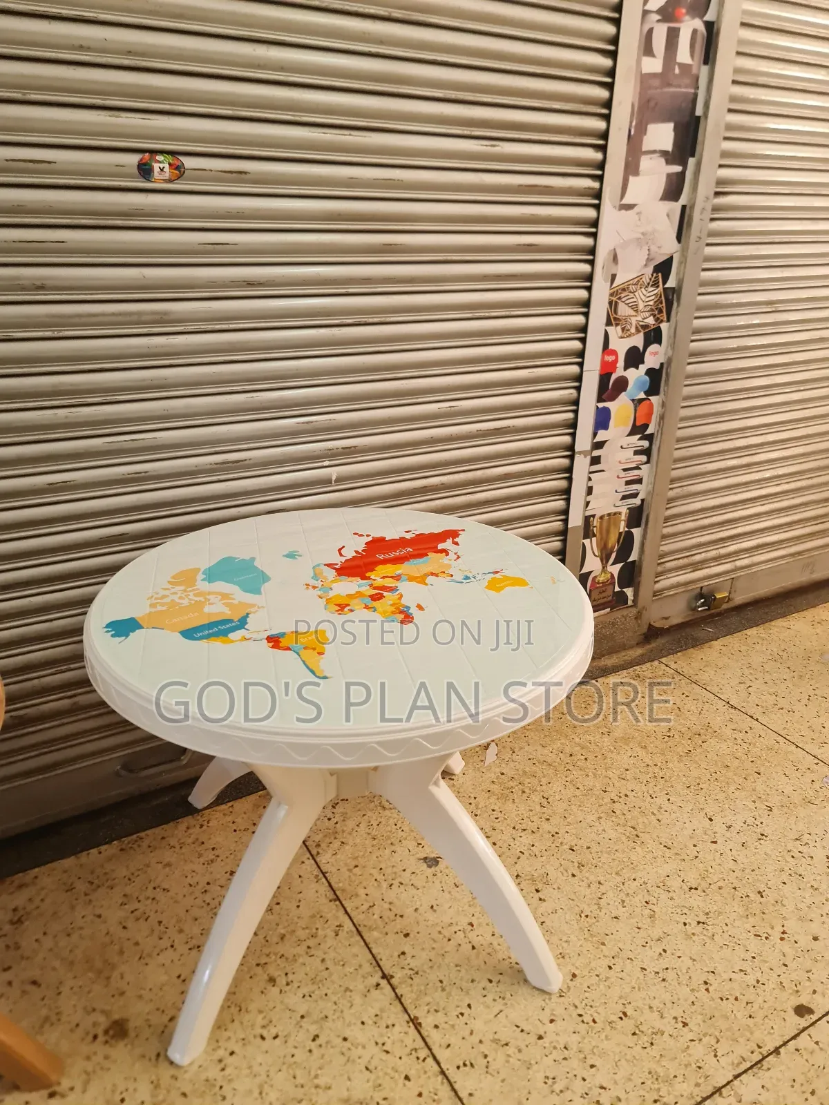 Printed Bar and Restaurant Plastic Table Plastic Table 4people