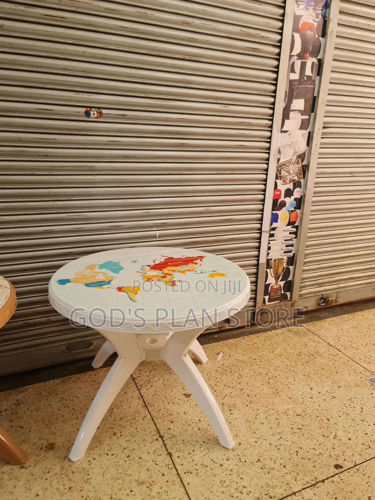 Printed Bar and Restaurant Plastic Table Plastic Table 4people