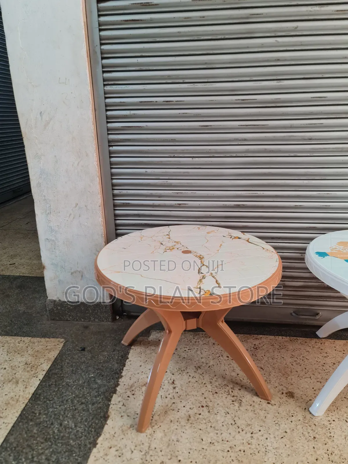 Combination Material Plastic Table Plastic Table 4people