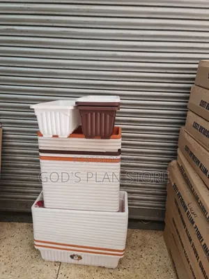 Modern Design 17inch Plastic Rectangular Flower Pot Plastic Flower Pot