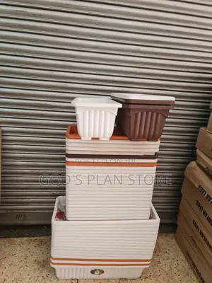 Modern Design 17inch Plastic Rectangular Flower Pot Plastic Flower Pot