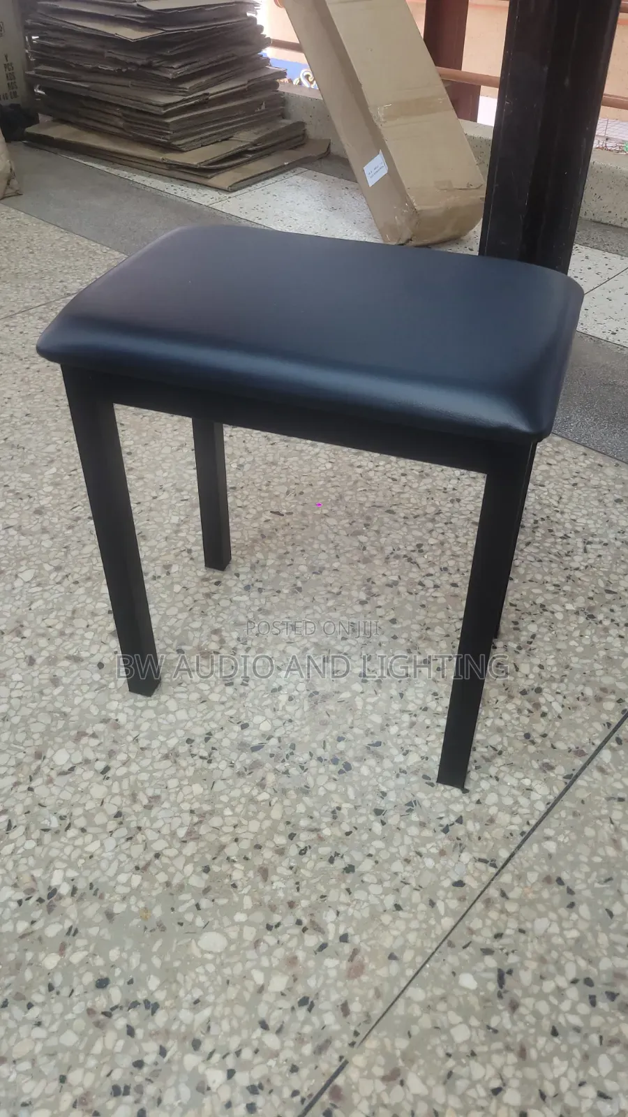 Piano  Stool Black