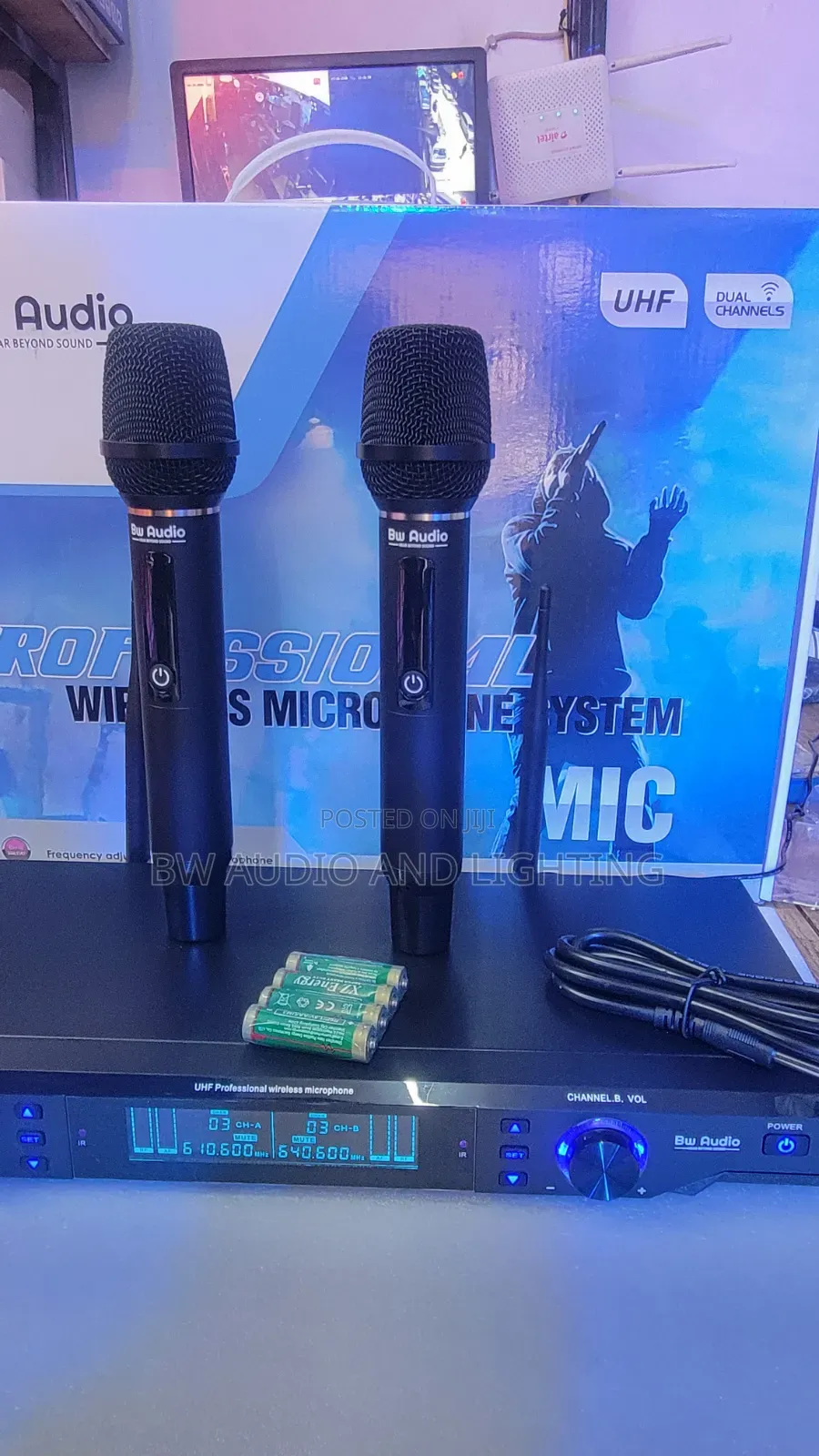 Wireless Cordless Microphone Bw -3000