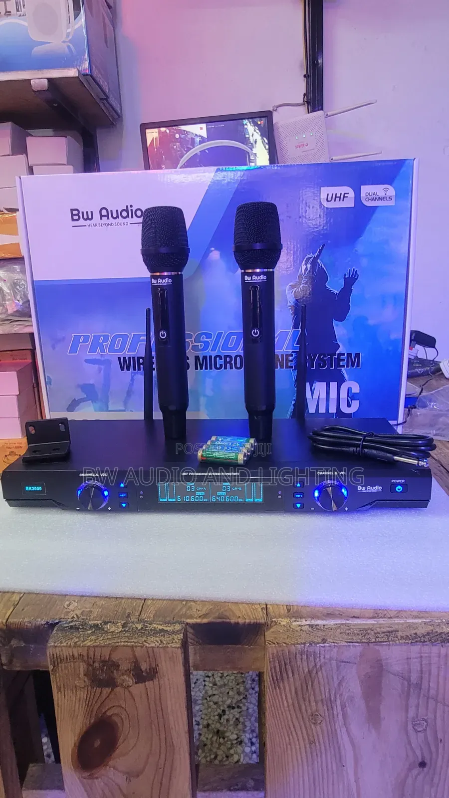Wireless Cordless Microphone Bw -3000