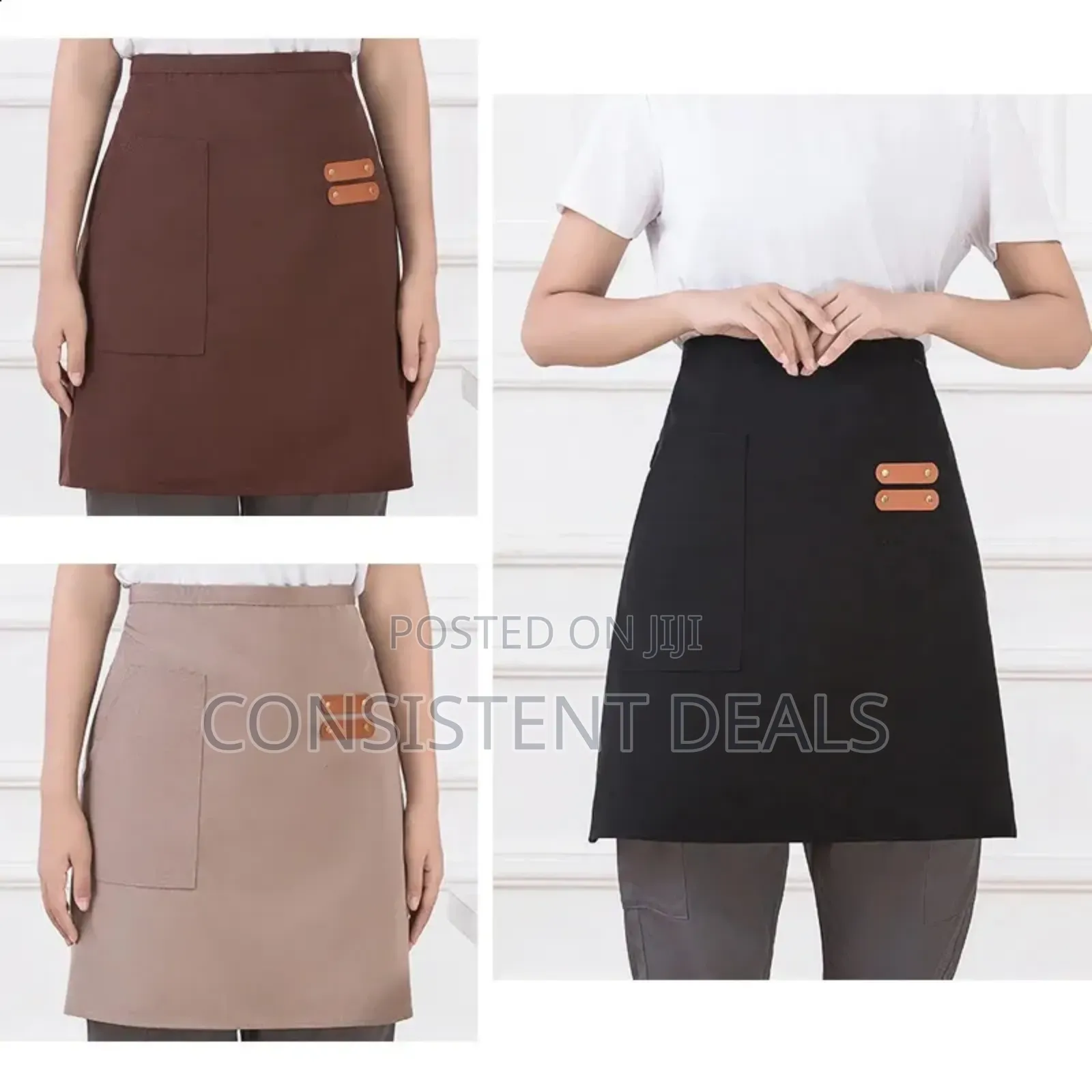 Summer Apron Canvas Waterproof Half Apron