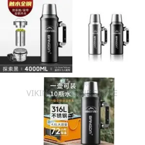 4000ml Stainless Steel Vacuum Flask Thermos Hot Cold Beverage