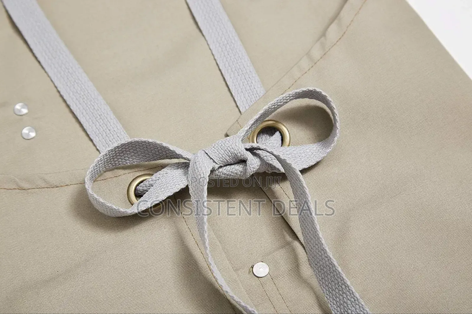 Canvas Apron Adjustable Cross-Back Work Apron