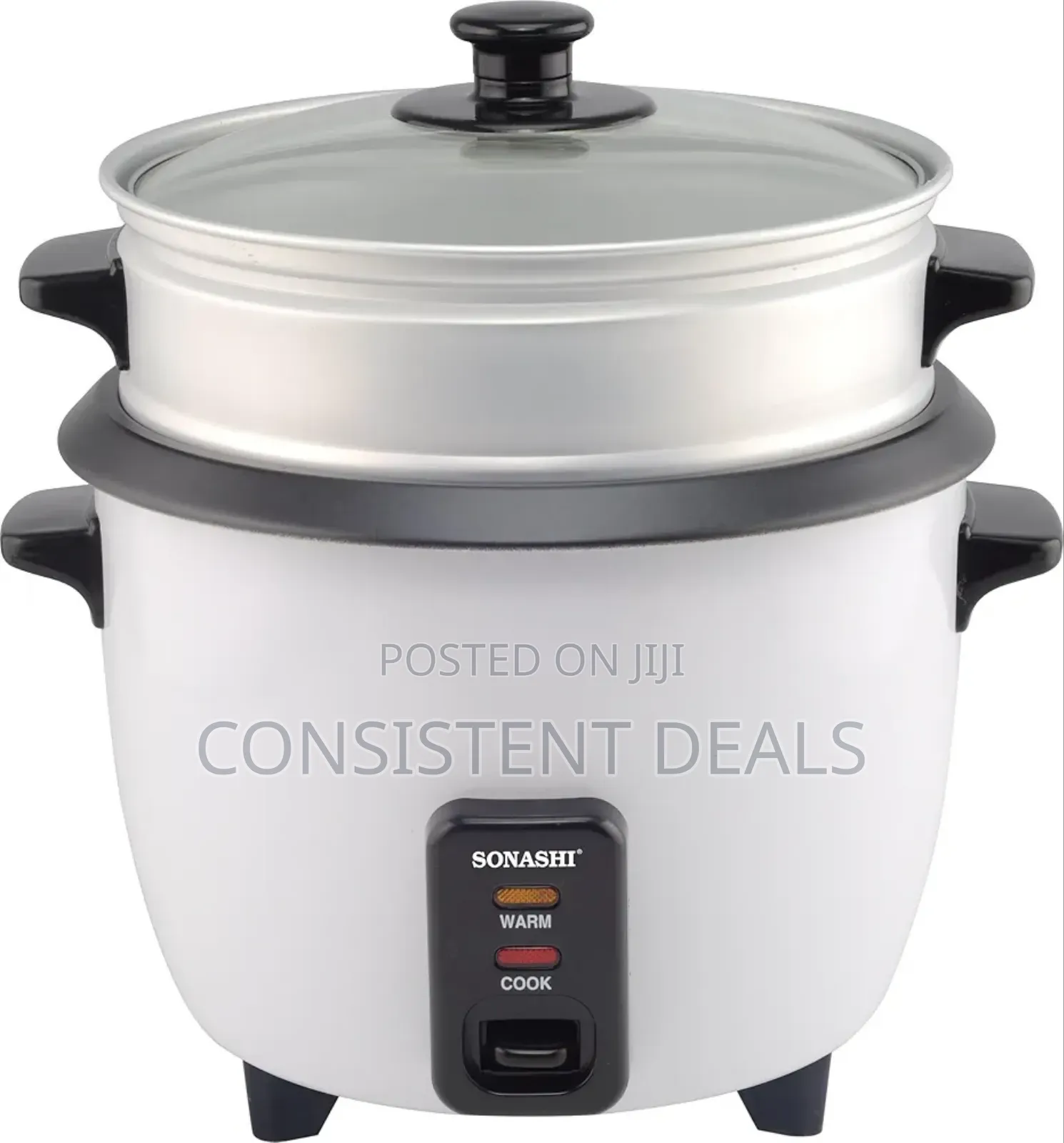 Sonashi1.8l Rice Cooker With Cool Touch Handle | Non-Stick Coated