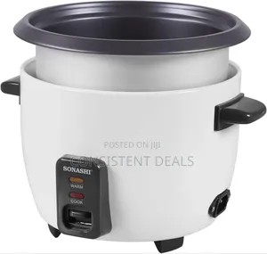 Sonashi1.8l Rice Cooker With Cool Touch Handle | Non-Stick Coated