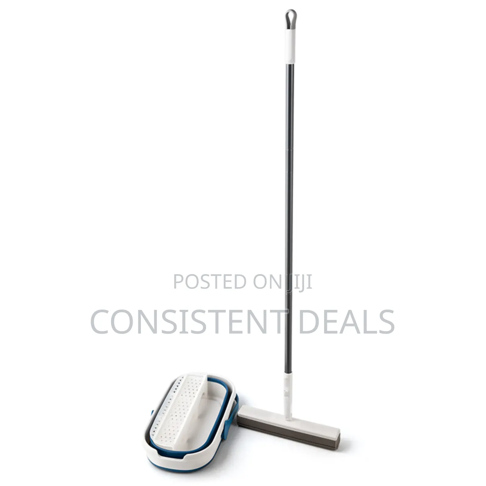 Sponge Mop With Foldable Bucket and Squeeze