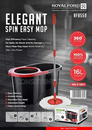 Easy Spin Mop and Bucket Set | 360 Degree Spinning Mop Bucket