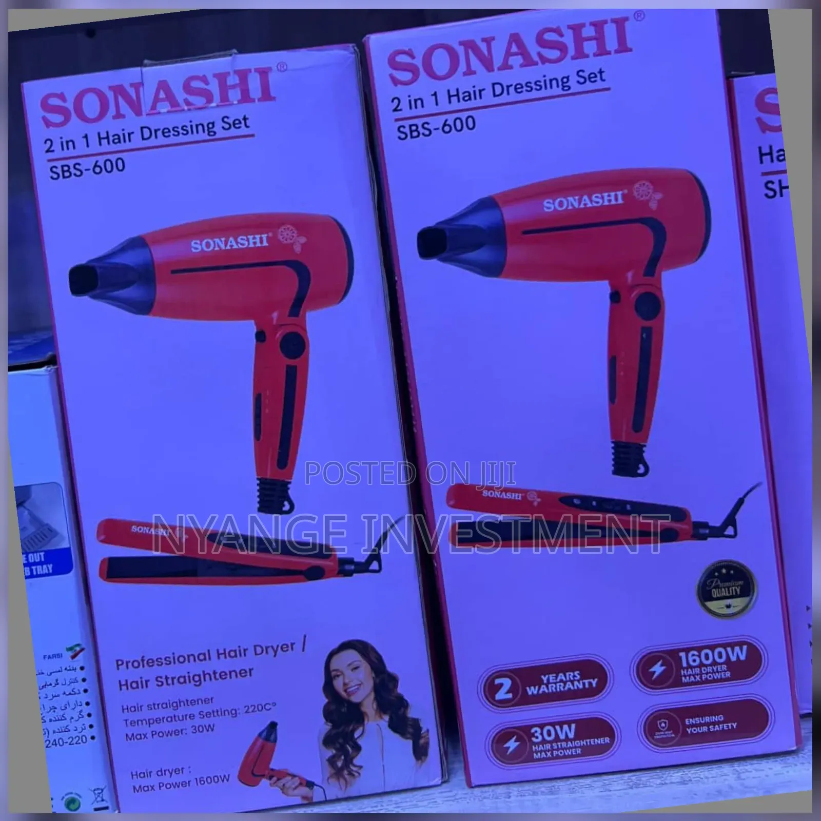 2in1 Hair Dryer. Hair Dressing Set