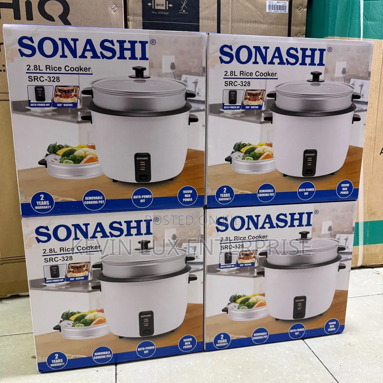 Rice Cooker With Steamer 2.8 Liters