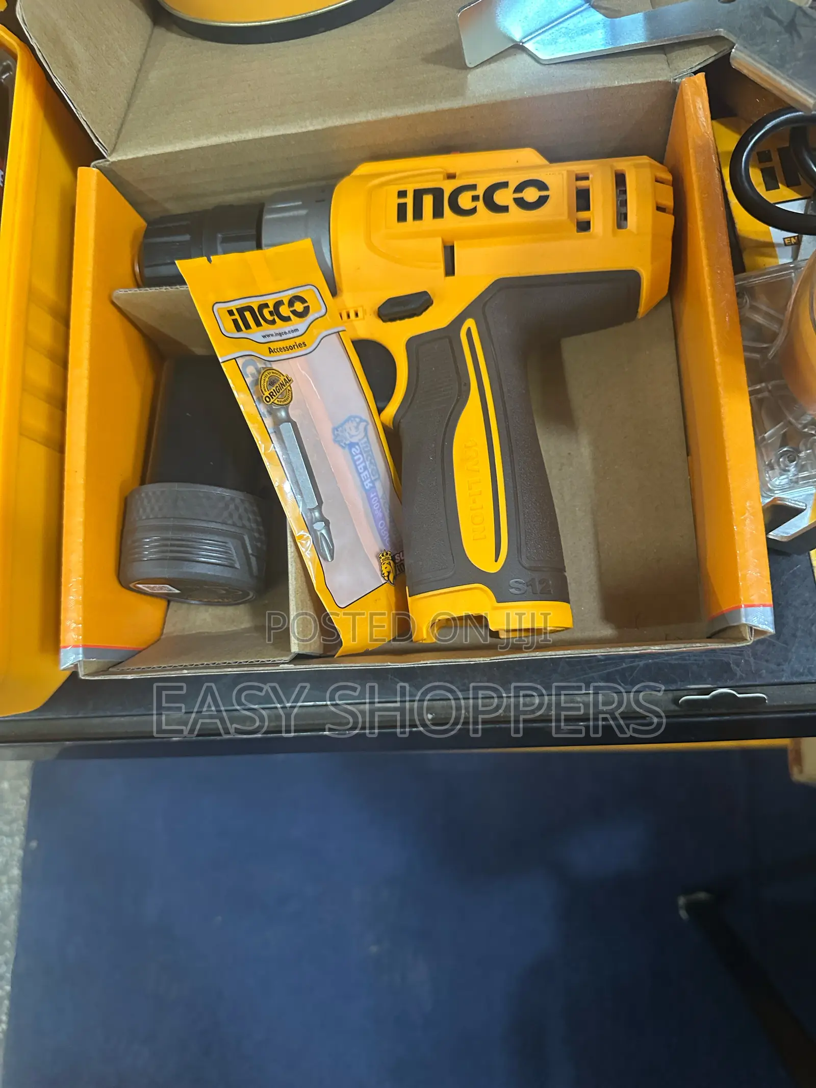 Ingco 12v Lithium-Ion Cordless Drill With One Battery