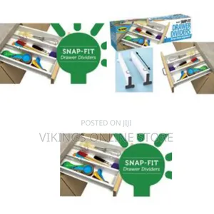 Snap Drawer Divider Kitchen Organizer Cutlery Tray-white