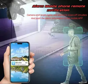 Solar Street Light With 3 Lens 5g Solar Camera - Full Motion Sensor