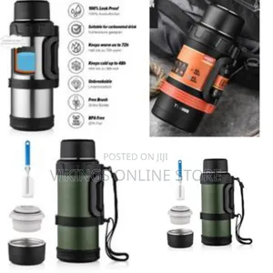 5 L Large Thermos Bottle Stainless Steel Double Walls Vacuum Insulated