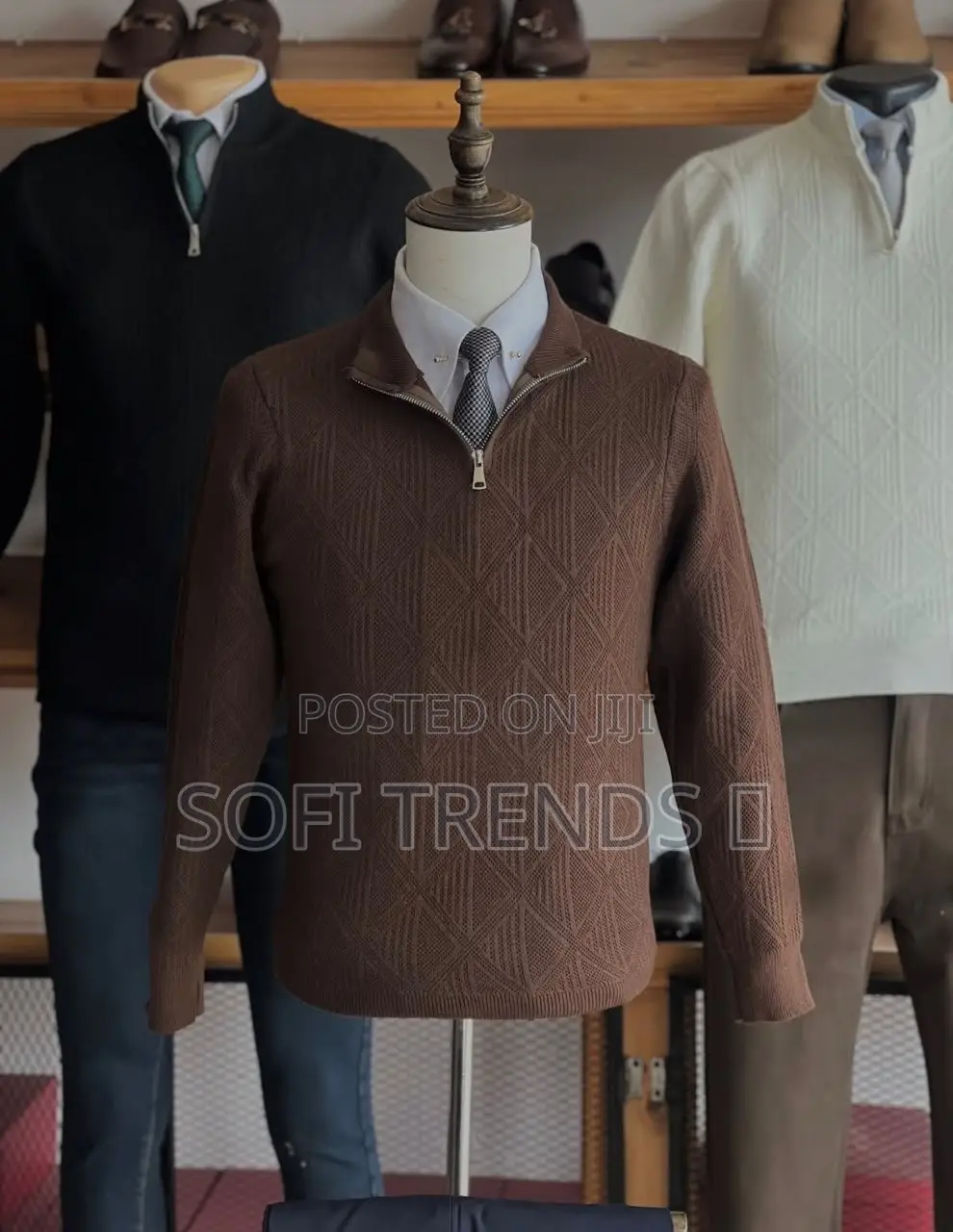 Gent’S Quarter Zip Sweaters