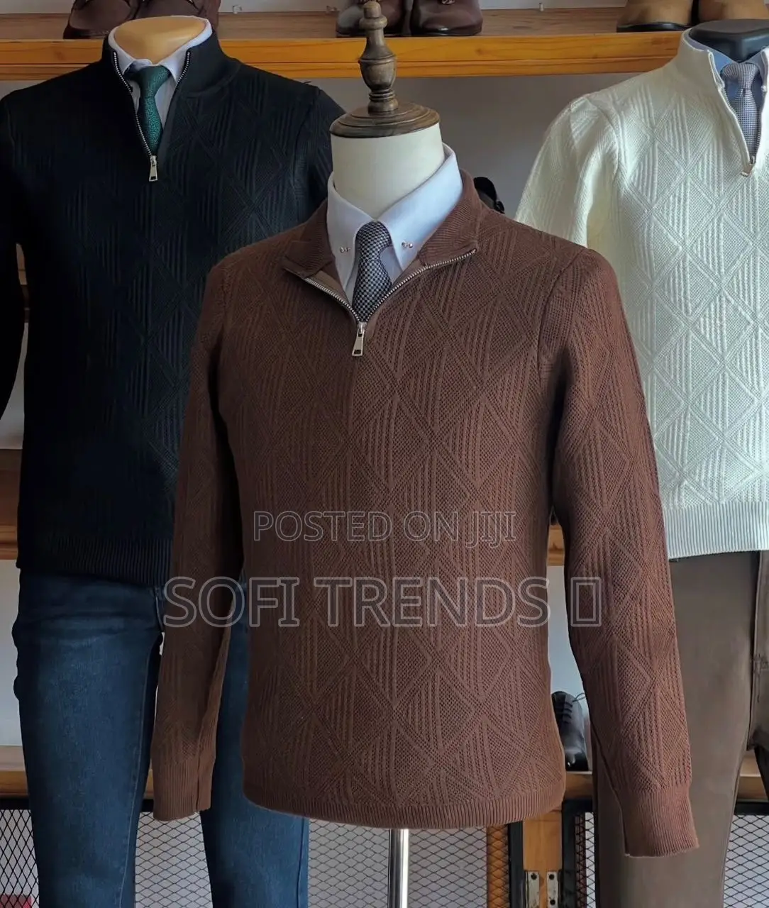 Gent’S Quarter Zip Sweaters