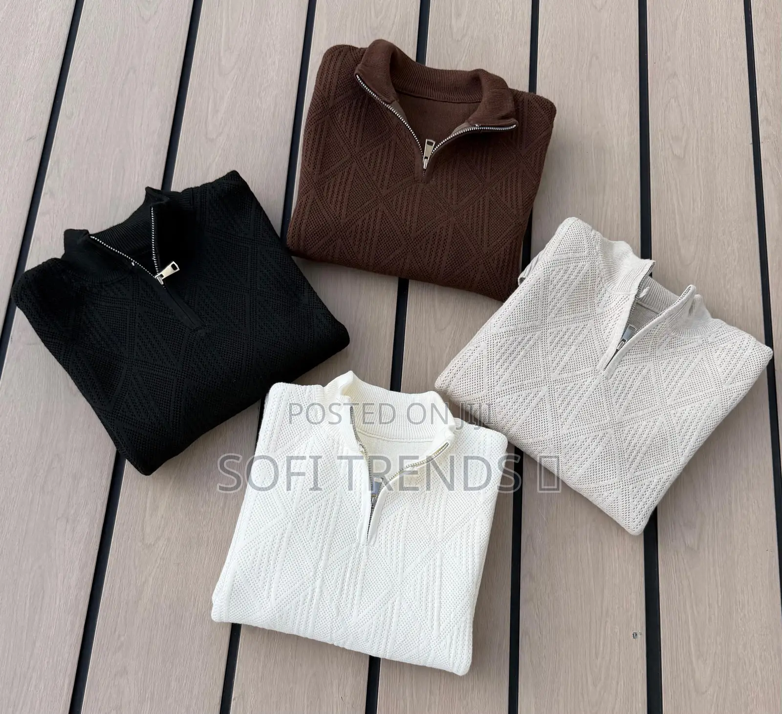 Gent’S Quarter Zip Sweaters