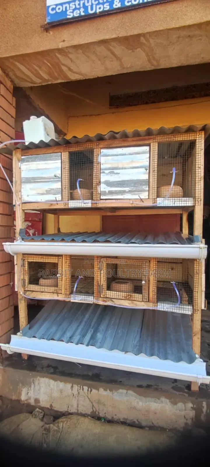 Rabbit Cages Available in Munyonyo (Used New) Prices Depend on Size