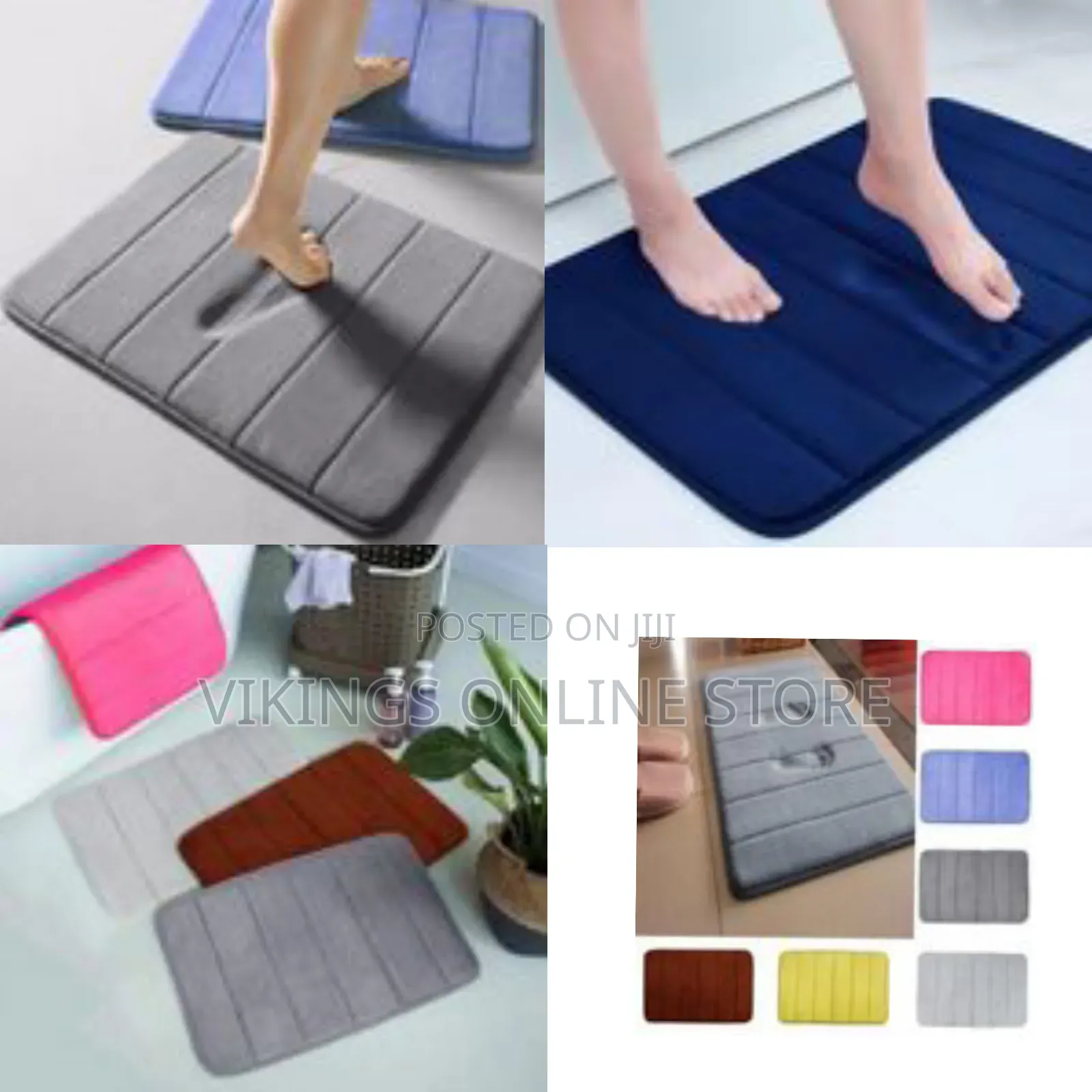Super Absorbent Plush Memory Foam Bath Mat Soft and Comfortable