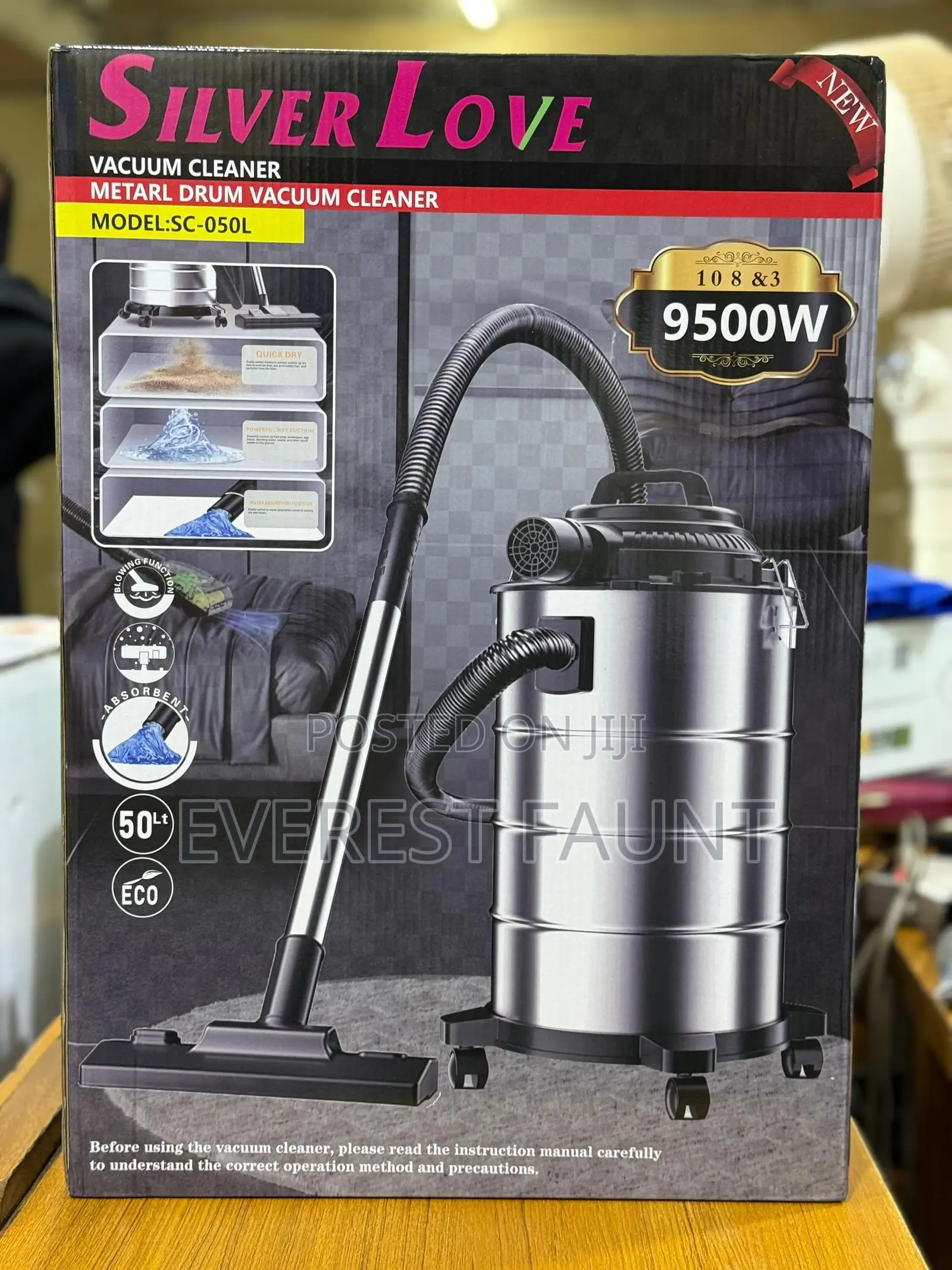 Silver Love Vacuum Cleaner