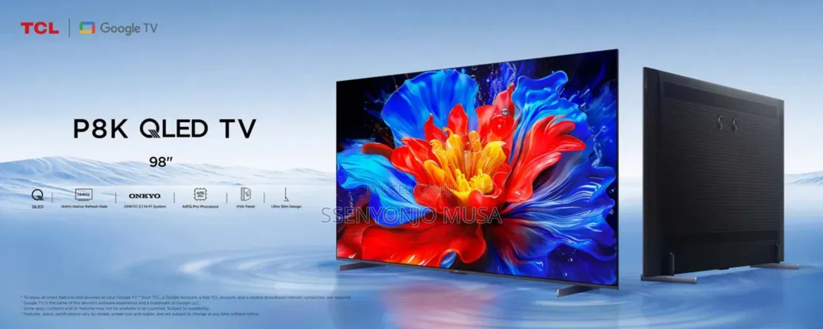 TCL SQD-Mini Led Tv – 98” Uhd Mini-Led Tv With HDR Dolby Atmos