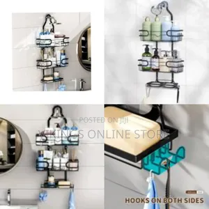 3 Tier Over Shower Head Hanging Shower Caddy Easy Installation