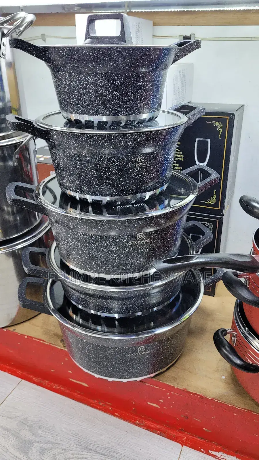 Cooker Ware Set or Granite Cooking Pot Set