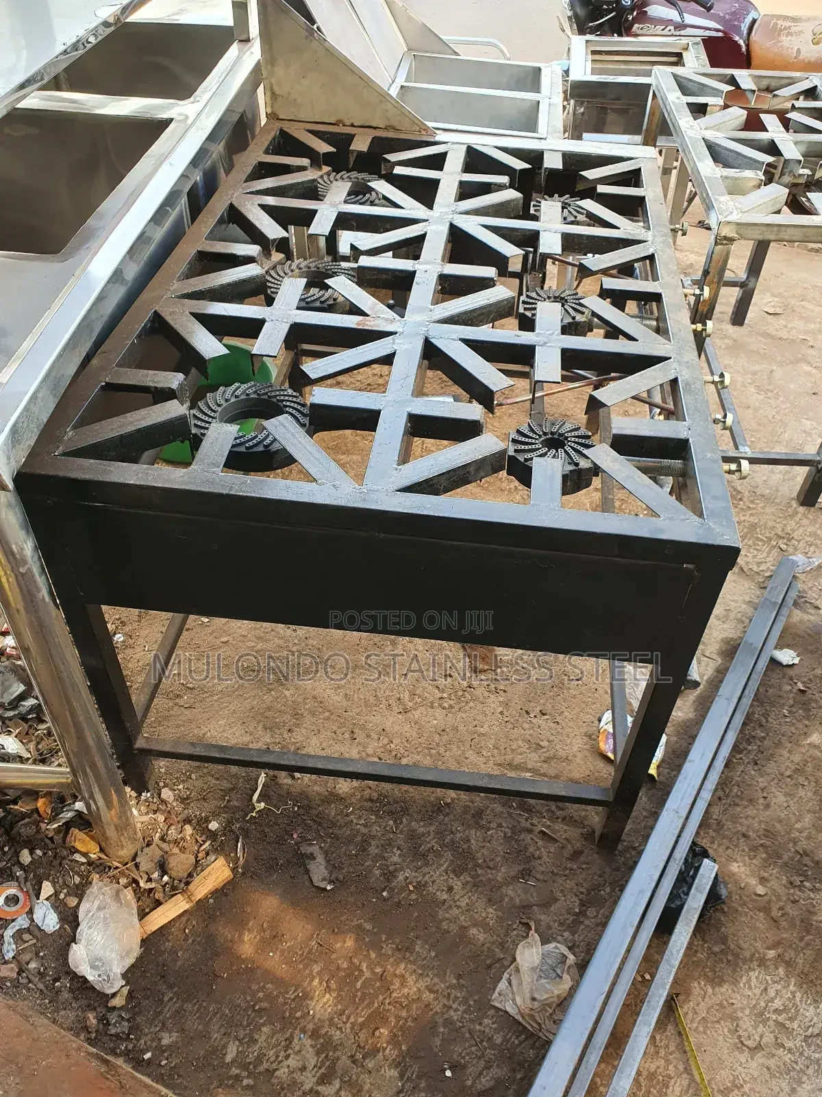 Gas Burner Six Burners