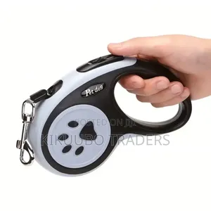5m Dog Leash for Small Dogs Cats Retractable Durable Paw Design