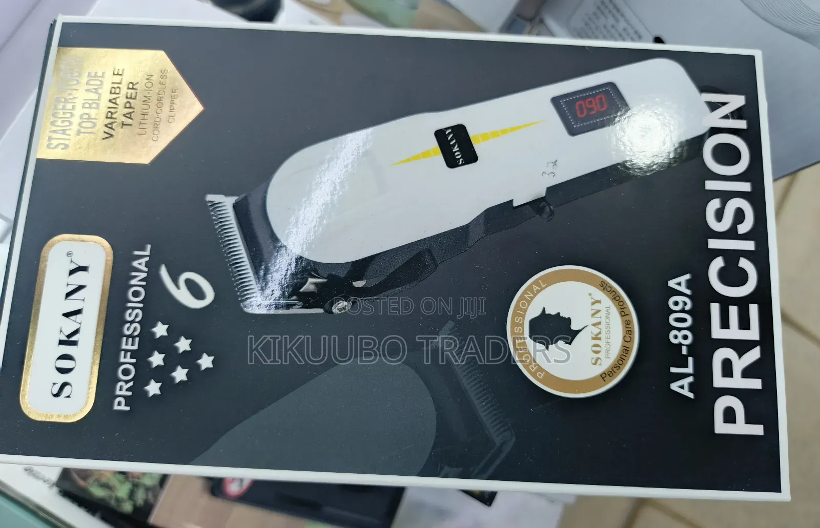 Sokany Professional Cordless Hair Clipper (Model Al-809a).