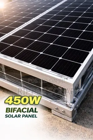 450w Bifacial Solar Panel 24v Mono Black High Efficiency Kampala