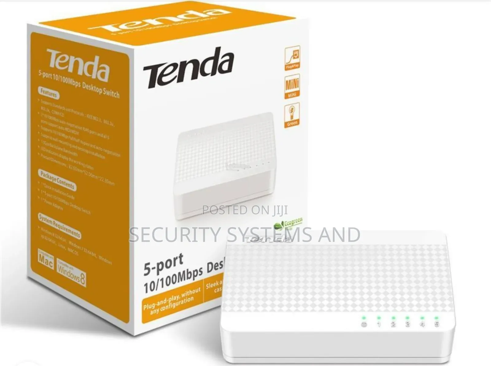 Tenda 5 Port 10/100 Desktop Switch