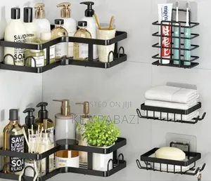 5piece Set Shower Caddy/Bathroom Shelves