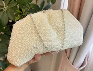 1piece Pearl Studded Pouch Purse