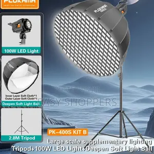 Plokama Pk-400s Kit-B Deep Octa Quick Folding Studio Light 100w