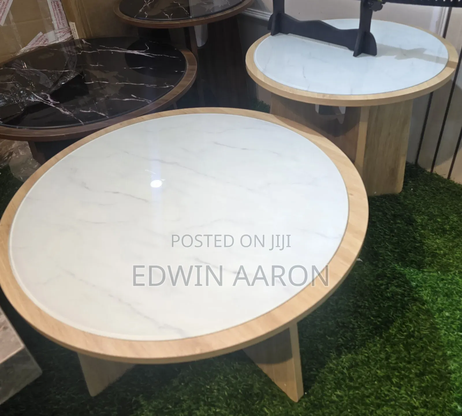 2pcs Large Size Marble Centre Table