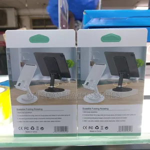 Scalable Folding Rotating Desktop Phone Holder